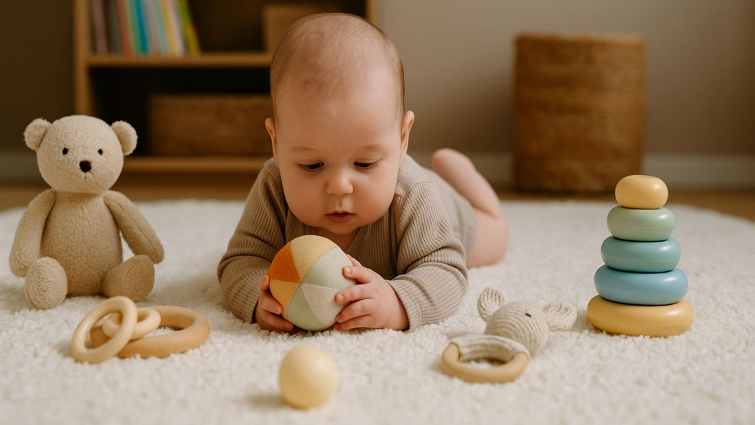 Optez pour des jouets adaptés et sûrs pour bébé de 3 mois