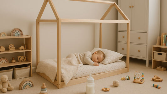 Lit Montessori au sol : autonomie et sécurité pour l'enfant