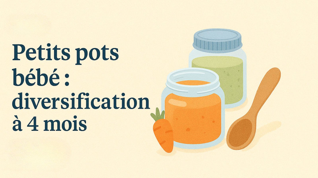 Petits pots bébé 4 mois : diversification réussie