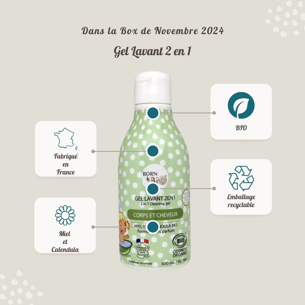 Gel Lavant 2 en 1 pour Bébé