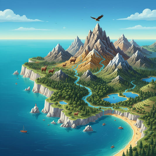 Découvrez une carte interactive de la Corse adaptée aux enfants, avec des ressources géographiques ludiques et éducatives sur Momes pour apprendre en s'amusant.