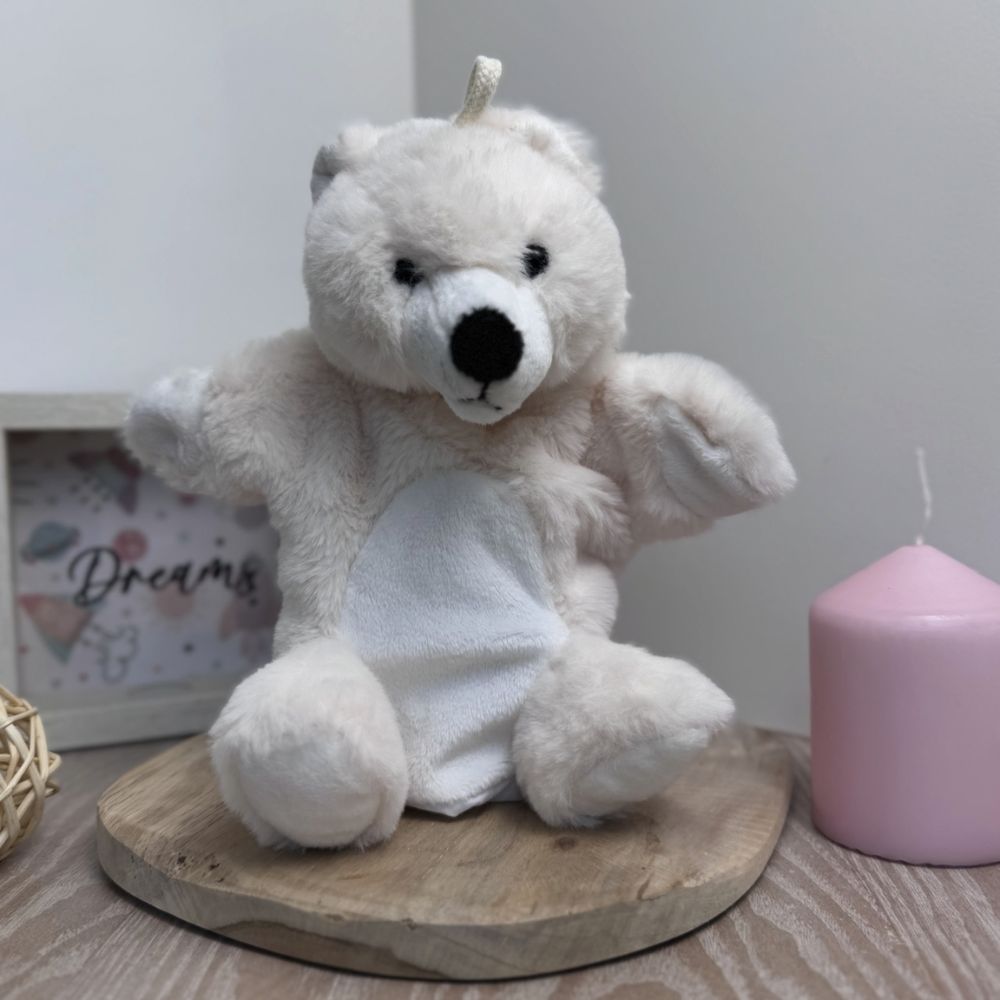 Le doudou marionnette ours