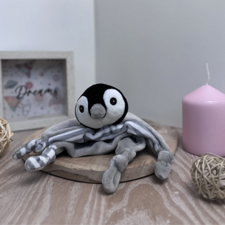 Le doudou de naissance pingouin