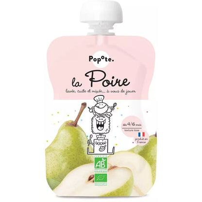 Gourde Bébé Poire BIO Popote