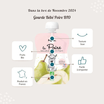 Gourde Bébé Poire BIO Popote