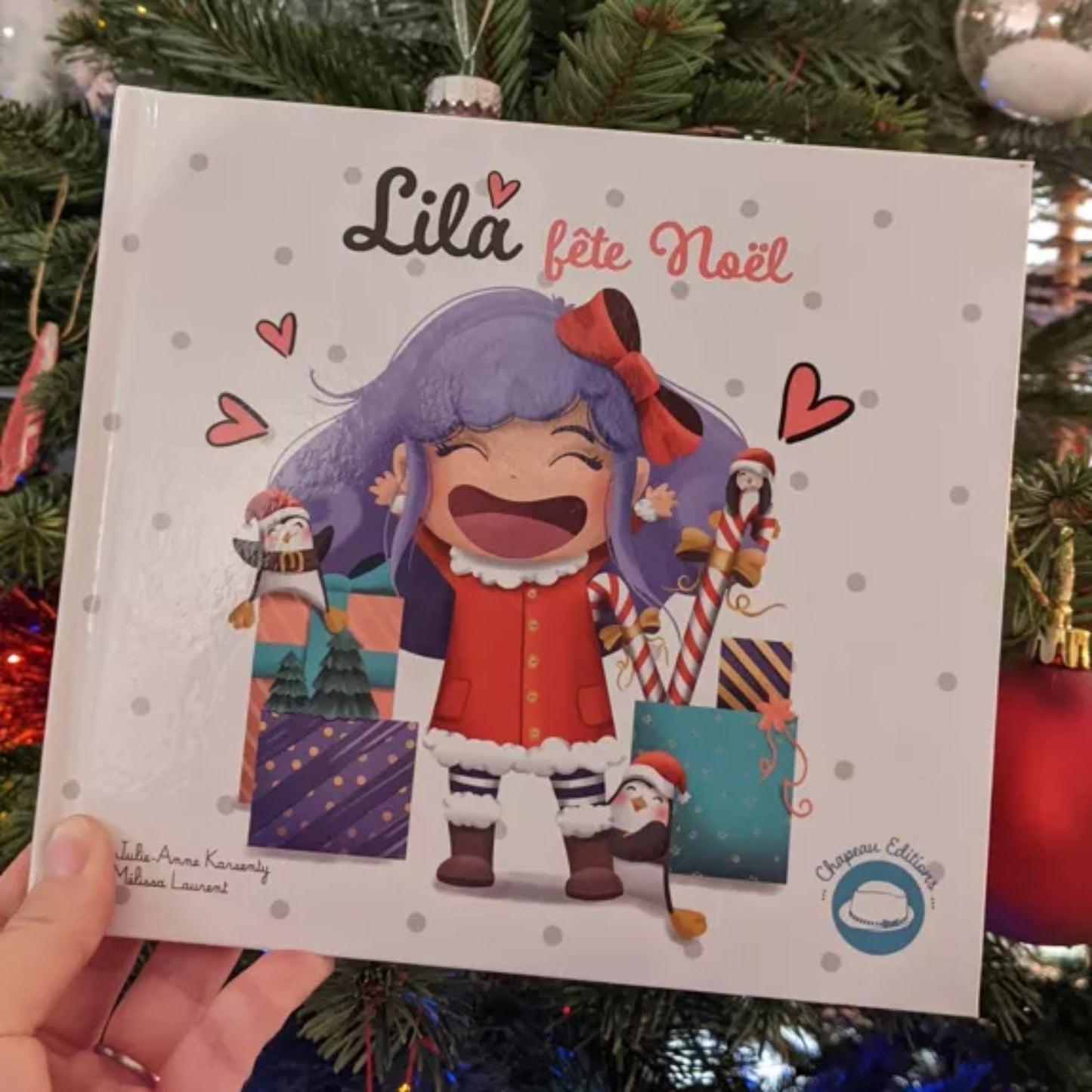 Livre Lila fête Noël